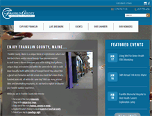 Tablet Screenshot of franklincountymaine.org